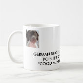 MUG INDICATEUR AUX CHEVEUX COURTS ALLEMAND (Gauche)