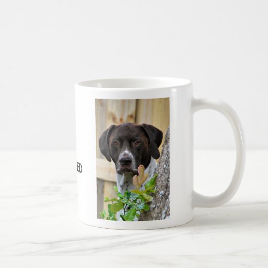 MUG INDICATEUR AUX CHEVEUX COURTS ALLEMAND (Droite)
