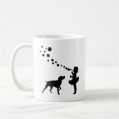 Mug Indicateur aux cheveux courts allemand (Gauche)