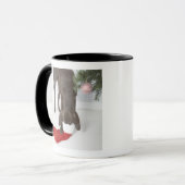 Mug Indicateur aux cheveux courts allemand collant le (Devant gauche)