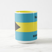 Mug Indicateur Bahamas du nom personnalisé (Centre)