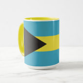 Mug Indicateur Bahamas du nom personnalisé (Devant gauche)