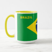 Mug Indicateur Brésil de nom personnalisé (Gauche)