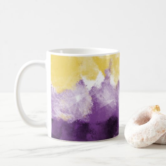 Mug Indicateur de couleurs non binaires (Avec donut)