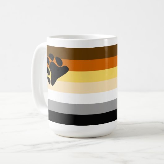 Mug Indicateur de la fierté de l'ours (Devant gauche)