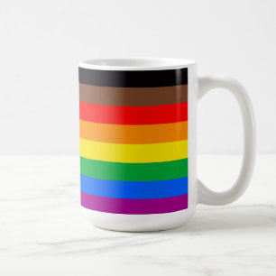 Mug Indicateur de la fierté LGBTQ (8 bandes)