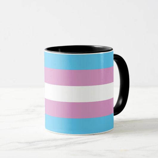 Mug Indicateur de la Trans Pride (Devant droit)