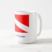 Mug Indicateur de plongée (personnalisable) (Devant droit)