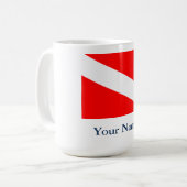 Mug Indicateur de plongée (personnalisable) (Devant gauche)