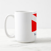 Mug Indicateur de plongée (personnalisable) (Gauche)