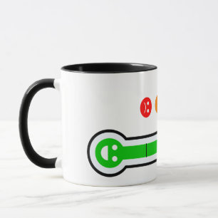 Mug Indicateur d'humeur drôle de bureau Jauge de bonhe