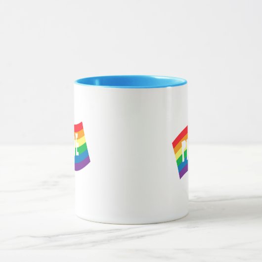 Mug Indicateur Rainbow de Pride (Centre)