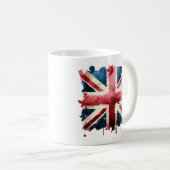 Mug Indicateur Union Jack aquarelle (Devant droit)