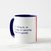 Mug Indicateurs alphabétiques internationaux B (Devant gauche)