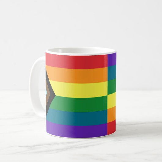Mug Indicateurs LGBTQ+ Pride (Devant gauche)