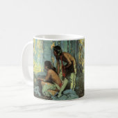 Mug Indiens d'autrefois, Les chasseurs de dindons de T (Devant gauche)