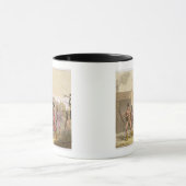 Mug Indiens de Lahoutan, Canada (gravure de couleur) (Centre)