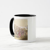 Mug Indiens de Lahoutan, Canada (gravure de couleur) (Devant gauche)
