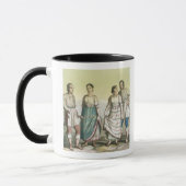 Mug Indiens de Michoacan dans le costume traditionnel, (Gauche)