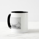 Mug Indiens de Miniconjou devant Tipis Photo (Devant gauche)