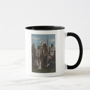 Mug Indiens du nord-ouest - Buffalo Bill, séance