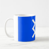 Mug Indigène ethnique du nord de l'Amérique de drapeau (Gauche)
