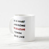 Mug indigenous woman, awesome (Devant gauche)