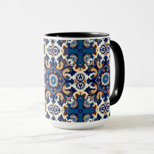 Mug Indigo Azulejo Bleu Portugais Lisbonne Talavera