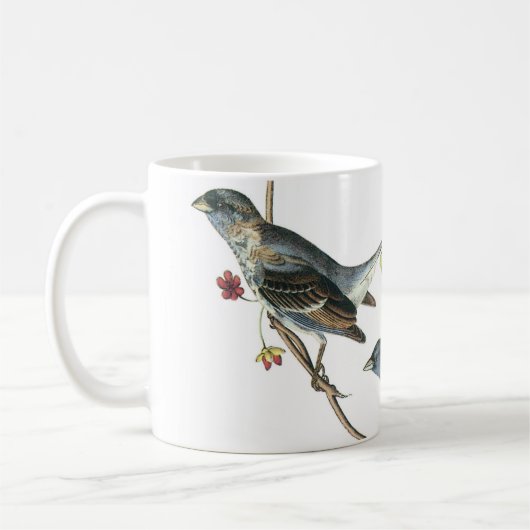 Mug Indigo Bunting par Audubon (Gauche)