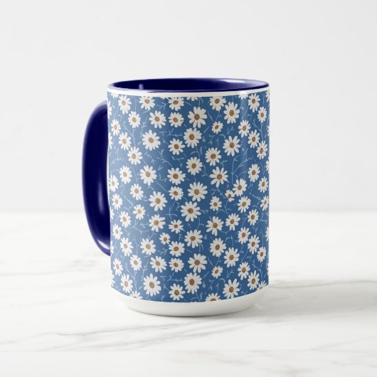 Mug Indigo Dream Daisies (Devant gauche)