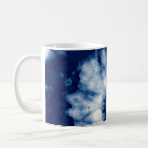 Mug Indigo Round. Teinture à tarte bohémienne. Psych