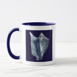 Mug Indigo Shells I