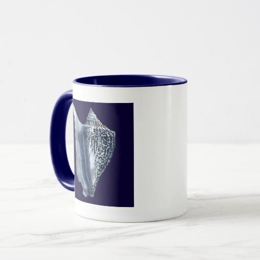 Mug Indigo Shells I (Devant gauche)