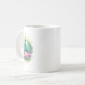 Mug Indischer Frühling - Pfau mit Lotus (Devant gauche)
