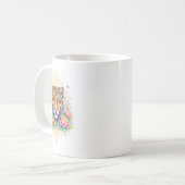 Mug Indischer Frühling - Tiger mit Blumen (Devant gauche)