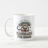 Mug Indisponible pour le Drame, Sass Émotionnel avec V (Gauche)