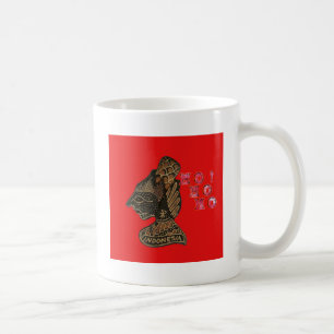 Mug Indonesi Shadow Puppet Hohoho Design sur toile rou