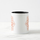 MUG INDOU - SYMBOLES OM, OHM DE BOUDDHA (Centre)
