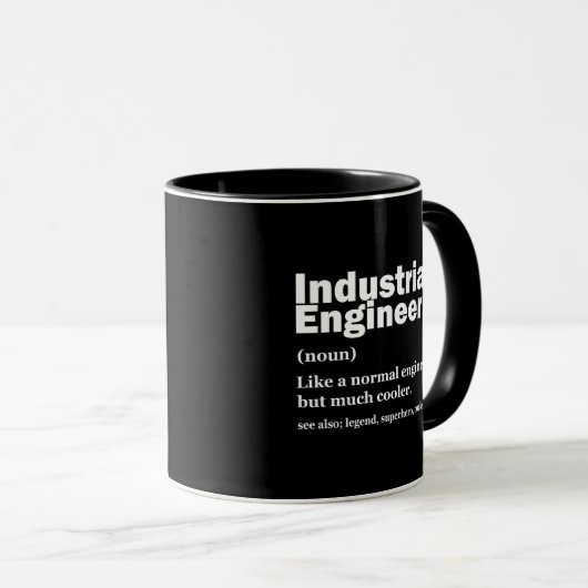 Mug Industrial Engineering Funny Engineer (Devant droit)