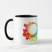 Mug Infini avec méduse arc-en-ciel (Gauche)