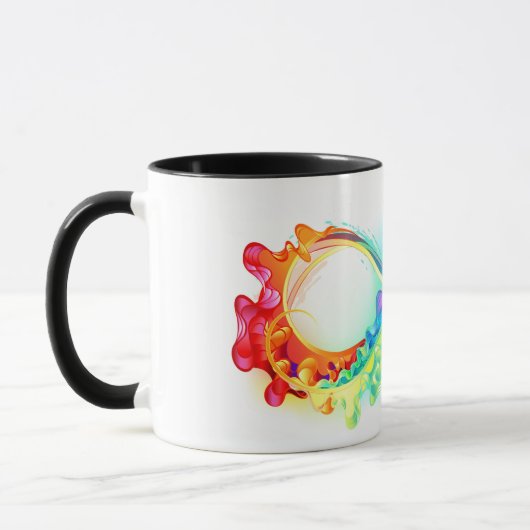Mug Infini avec méduse arc-en-ciel (Gauche)