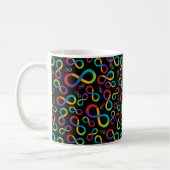 Mug Infini Neurodiversity d'arc-en-ciel d'autisme (Gauche)