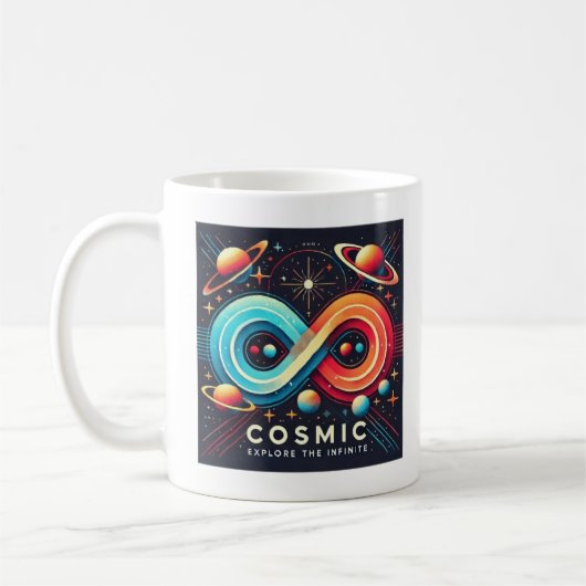 Mug Infinité cosmique : Explorez l'Infini (Gauche)