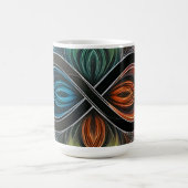 Mug Infinity Mandala African Tribal Mask Abstrait (Centre)