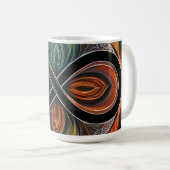 Mug Infinity Mandala African Tribal Mask Abstrait (Devant droit)