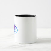 Mug Infinity with purple feather (Centre)