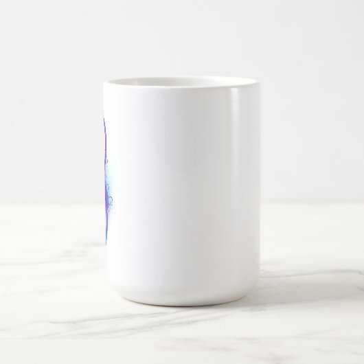 Mug Infinity with purple feather (Centre)