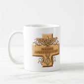 Mug Infirmier anesthésiste Caducée croisé (Gauche)