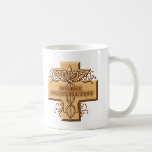 Mug Infirmier anesthésiste Caducée croisé