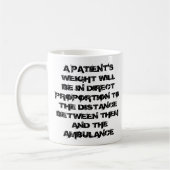 Mug Infirmier - poids patient (Gauche)